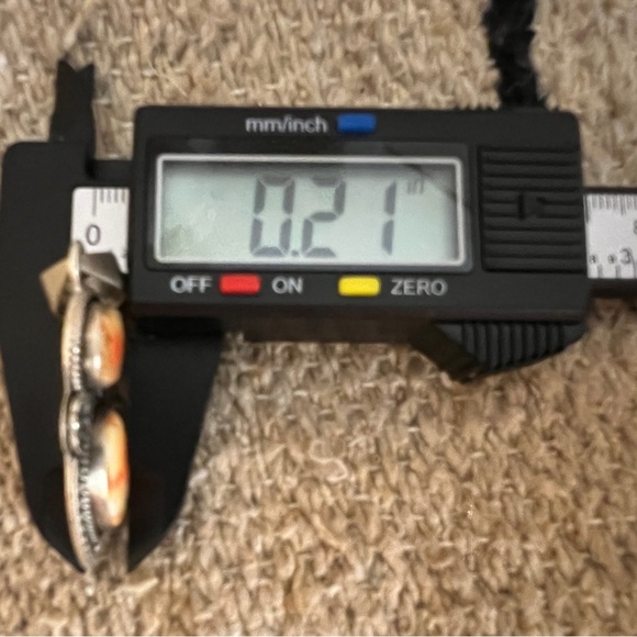 ❤️ Sea Sediment Jasper Statement Navajo Brushed 925 Pendant 2.04”L Unisex 9.5G - Picture 10 of 13